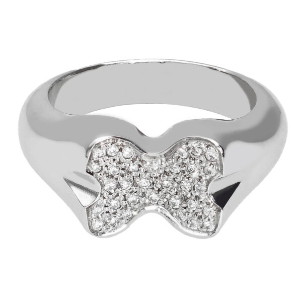 0j03s22 anillo mariposa de oro blanco con diamantes 2