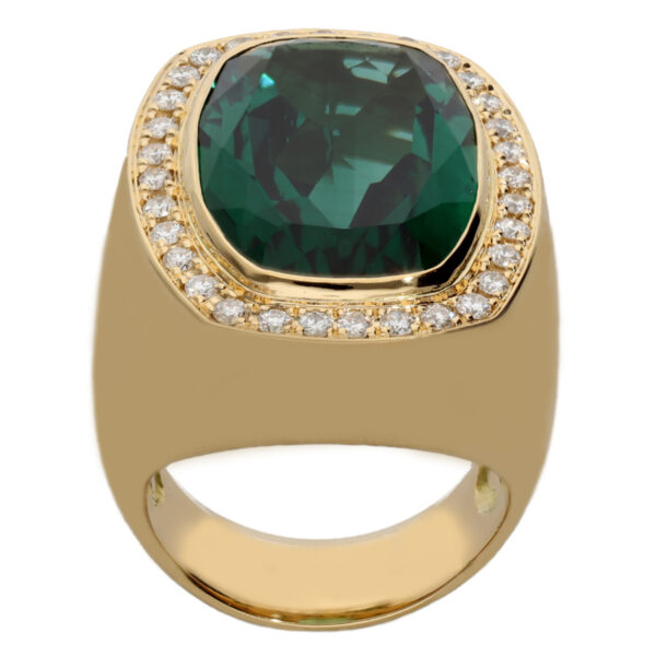 1557v anillo oro con prasiolita y diamantes 3