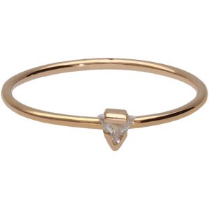 93097s015 anillo oro rosa con diamante triangular 1