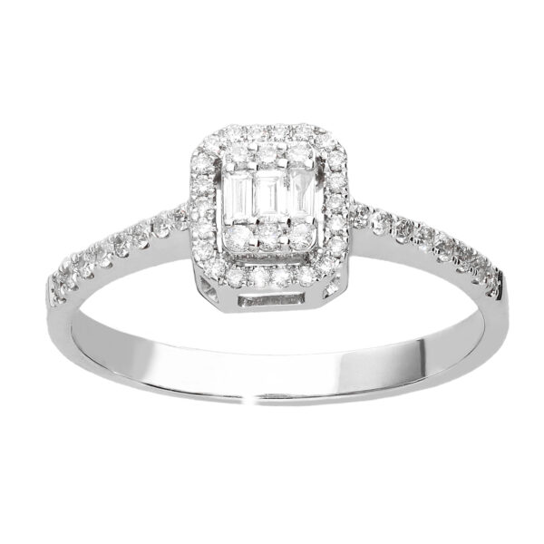 ar1471 anillo de oro blanco y diamantes talla baguette forma esmeralda 2
