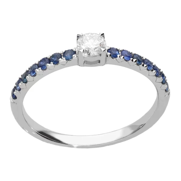 ar1959 bs anillo de oro blanco con brillante y zafiros azules 2