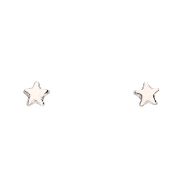 b207 9119 1 pendientes dormilonas estrella de oro blanco 2