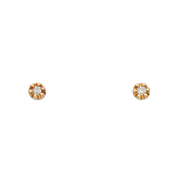 b8 118 pendientes dormilonas oro y diamantes 2