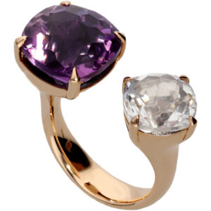 s1926am cr or anillo jaipur de oro rosa con amatista y cristal de roca 1